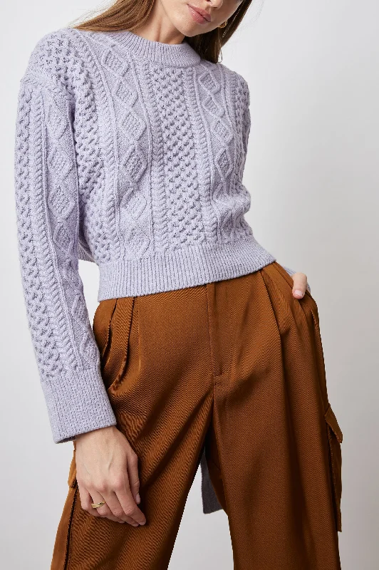 AMY SWEATER - LAVENDER Elegant sweaters