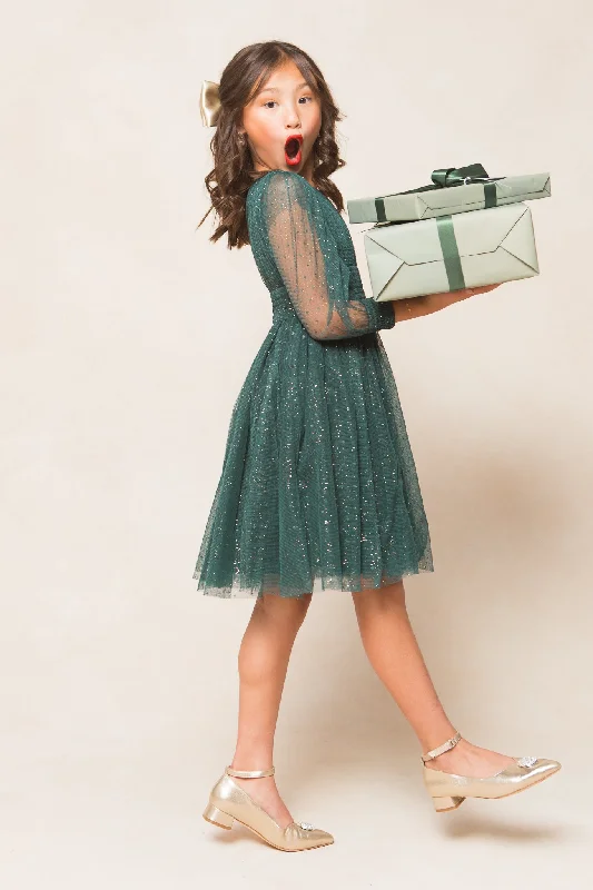 Mini Stella Dress in Emerald Club mini dresses