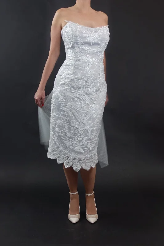 Amelie Dress Sheer Wedding Dress