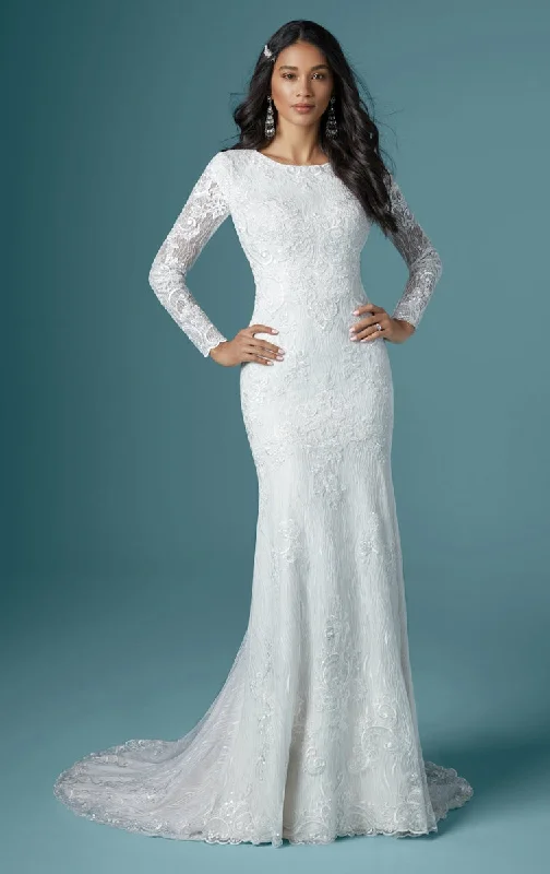 Jordana Illusion Lace Gown