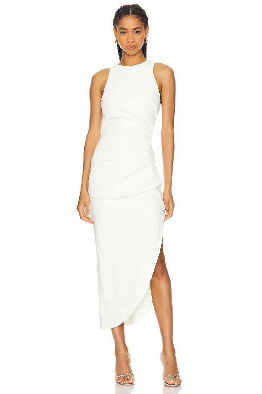 Misha Ida Midi Dress - Ivory Clubbing midi dresses