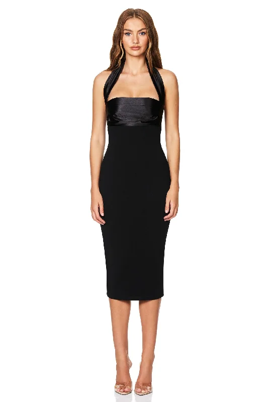 Nookie Renaissance Midi Dress - Black Best midi dresses for casual wear