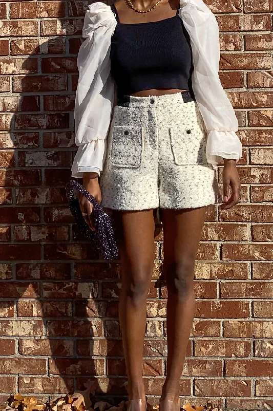 Hayes Tweed Short Mini Skirt Trend