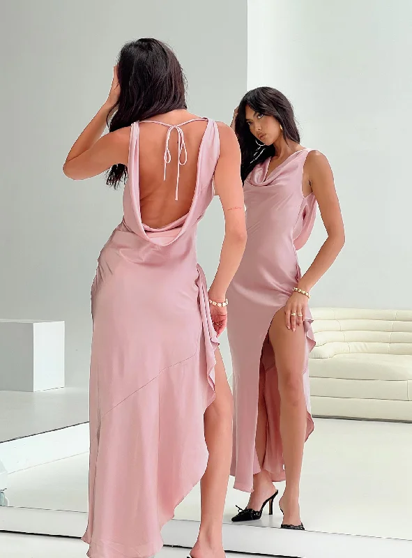 Hold Me Tight Maxi Dress Pink Best maxi dresses for formal events