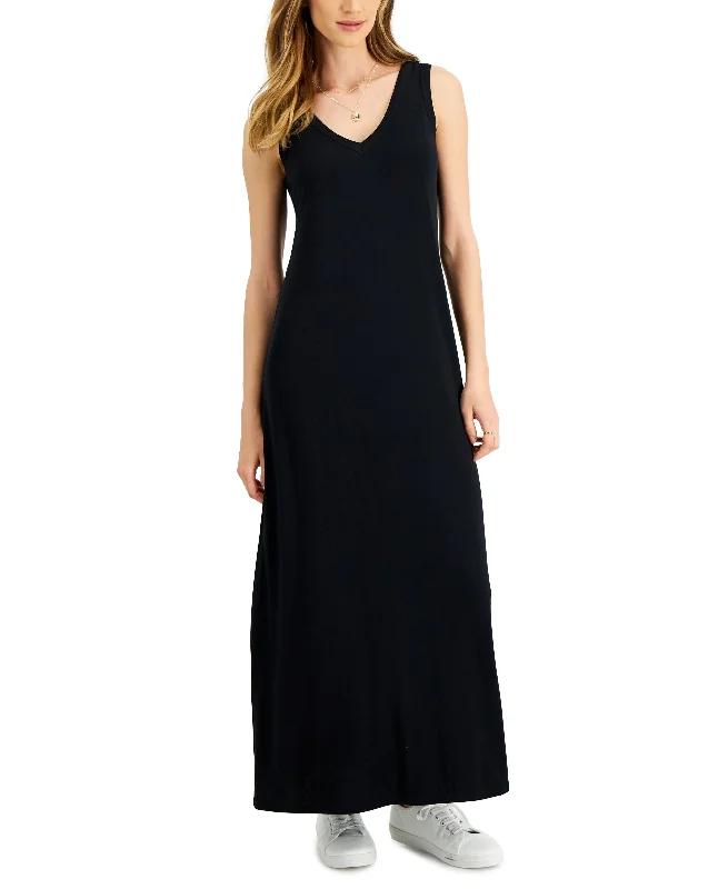 Style & Co Petite V-Neck Maxi Dress Holiday maxi dresses