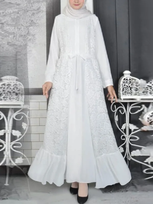 Elegant Evening Dress Muslim Dress For Women Nightdress Wrap party dresses