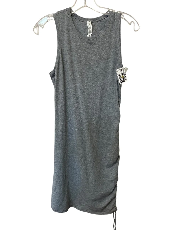 Athletic Dress By Lululemon In Grey, Size: 6 Date night unclassified dresses