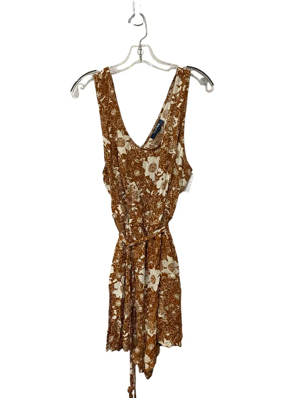 Brown Romper Modcloth, Size 2x Holiday unclassified dresses