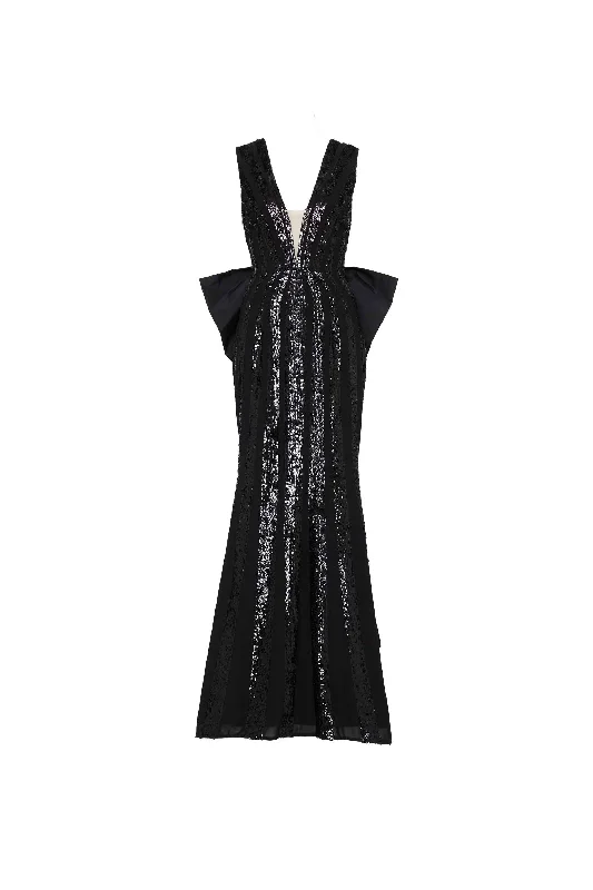 Davina Bow Gown Black Club unclassified dresses