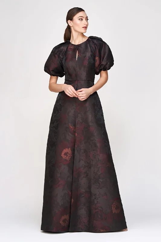 Delfina Statement Sleeve Gown Unique unclassified dresses