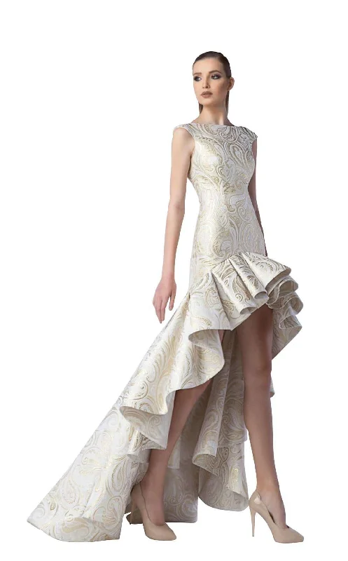 Edward Arsouni Couture 0228 Dress Neutral tone unclassified dresses