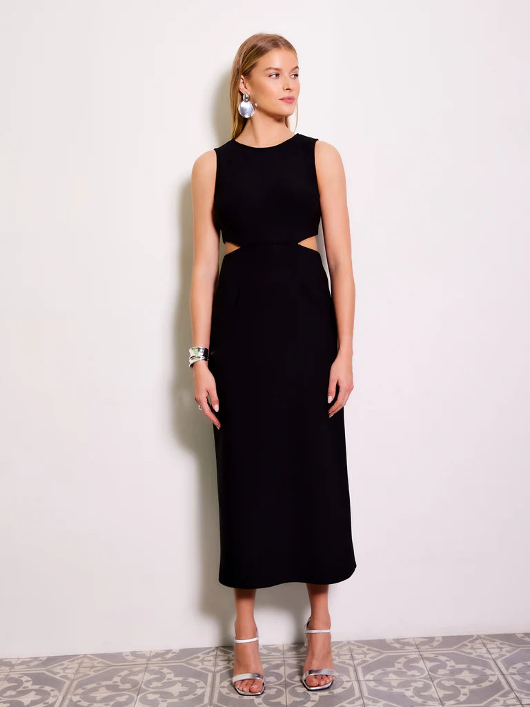 FIFTEEN TWENTY Cutout Dress - Black One-shoulder unclassified dresses