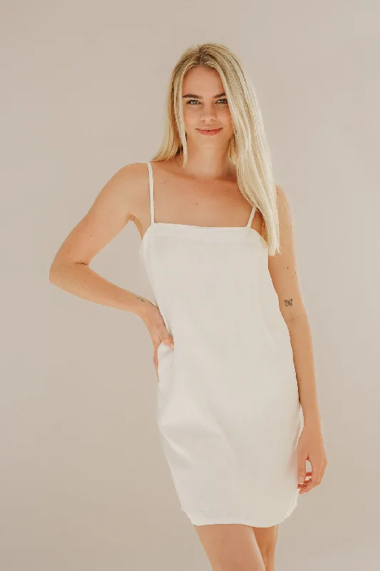 MARINA DRESS WHITE Long sleeve unclassified dresses