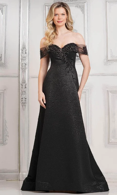 Marsoni by Colors MV1305 - Sweetheart Metallic Brocade Formal Gown Fall unclassified dresses