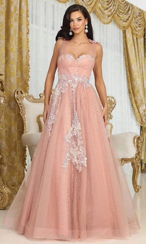 May Queen RQ8080 - Illusion Straps Sweetheart Prom Gown Sleeveless unclassified dresses