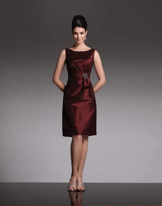 Mon Cheri Bateau Sheath Dress in Wine 28872 Long unclassified dresses