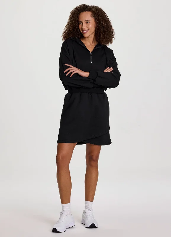 Plus Everyday Fleece Hoodie Dress Elegant evening unclassified dresses