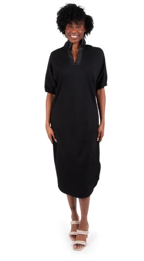 Poppy Caftan - Black Ponte Street style unclassified dresses