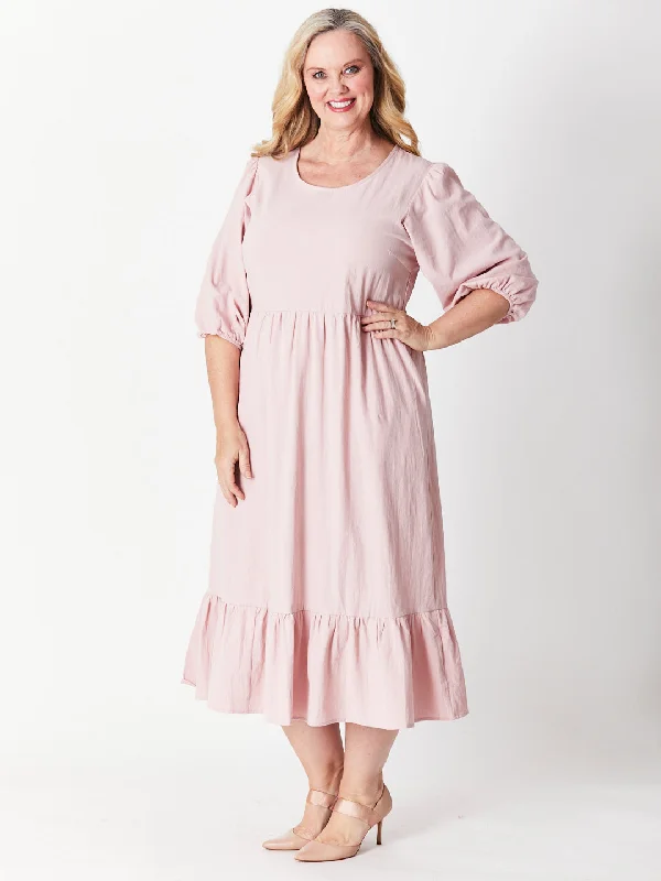 Prudence Ucycled Cotton Dress - Pink 27503-s Stylish unclassified dresses