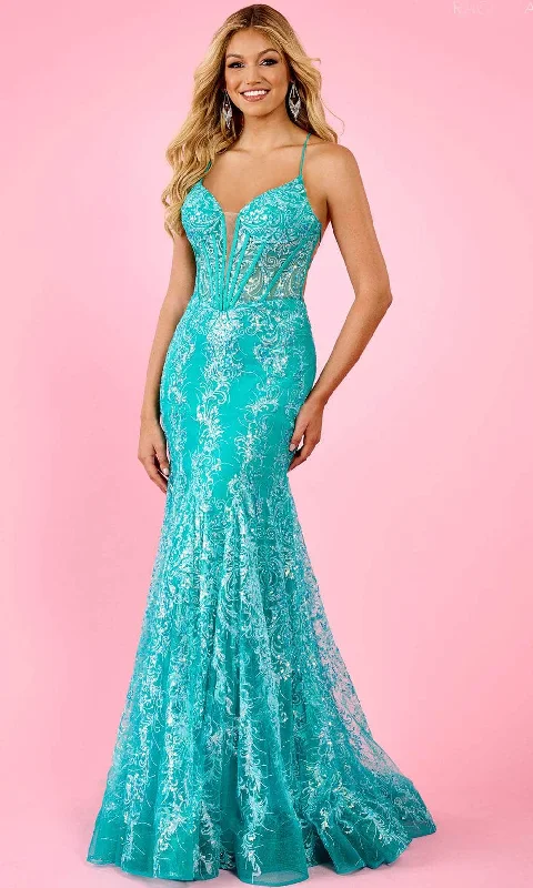 Rachel Allan 70491 - Corset Mermaid Prom Dress Silk unclassified dresses