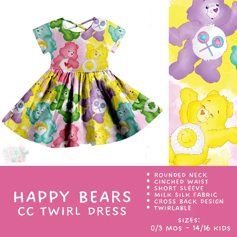 Ready To Ship - Criss Cross Twirl Dresses - Happy Bears Kids Twirl Criss Cross Dress Engagement unclassified dresses