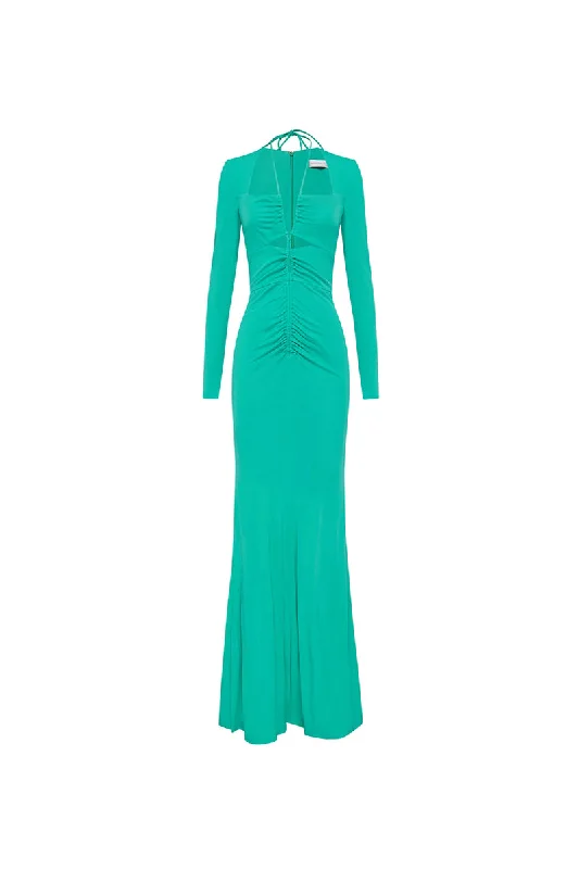 Riccardo Gown Turquoise Fall unclassified dresses