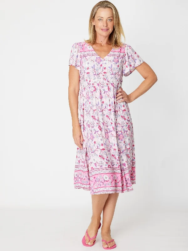 THE FLOUNCE DRESS - Pink 30818 Preppy unclassified dresses