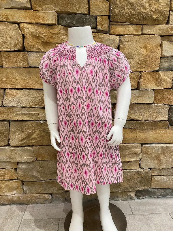 The Michelle Dress in Pink Cotton For Girls Discounted unclassified dresses