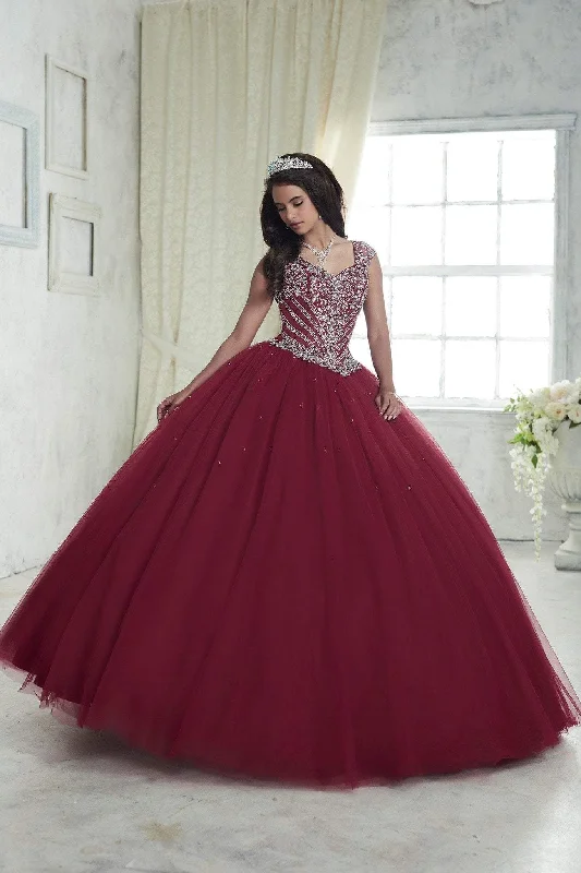 Fiesta Gowns - 56312SC Sweetheart Embellished Tulle Ballgown Tulle Dress Puff