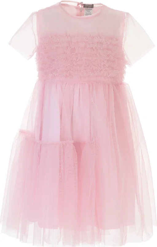 Old Rose Pink Tulle Dress Tulle Dress Sparkling