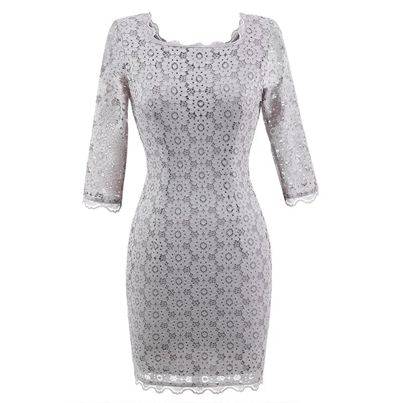 Square Collar Lace Bodycon Dress #Bodycon Dress # Bodycon Dress Curve