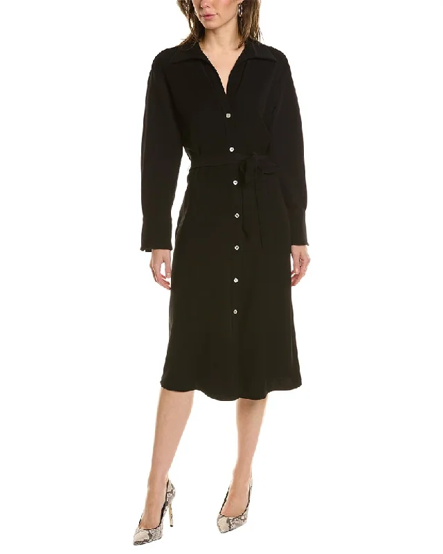 Vince Belted Shirtdress Belted Shirt Dress